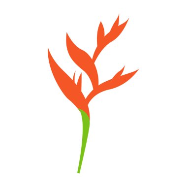 cute of claw flower on cartoon version