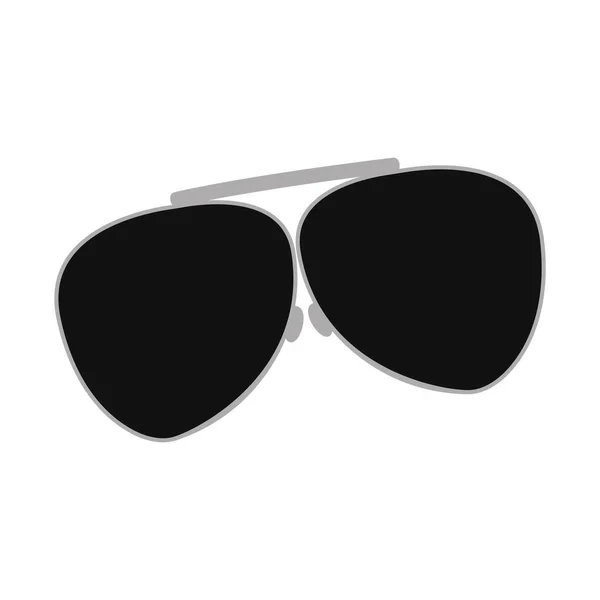 Cute Sunglasses Cartoon Version — Stock Vector