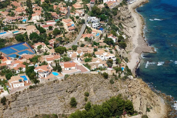 Costa üzerinde Villa blanca — Stok fotoğraf