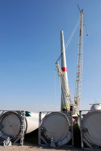 Constuction windturbine — Stock Photo, Image