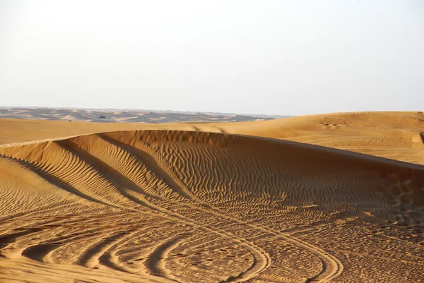 Woestijn landschap in dubai — Stockfoto