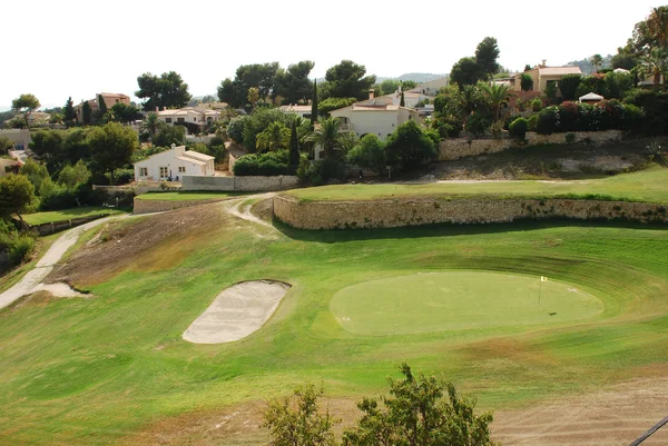 Pole golfowe na costa blanca — Zdjęcie stockowe