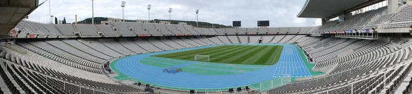 Panorama do estádio olímpico de Barcelona — Fotografia de Stock