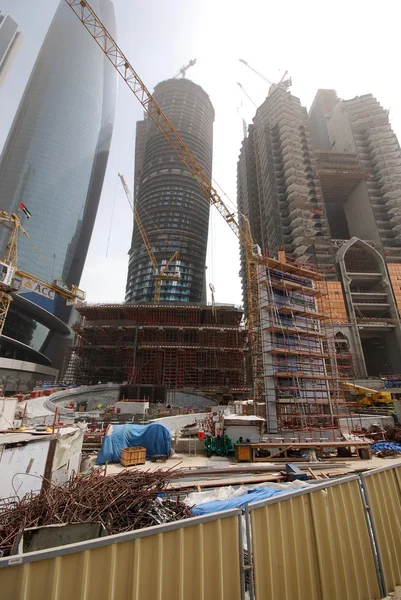 Contruição em Abu Dhabi — Fotografia de Stock