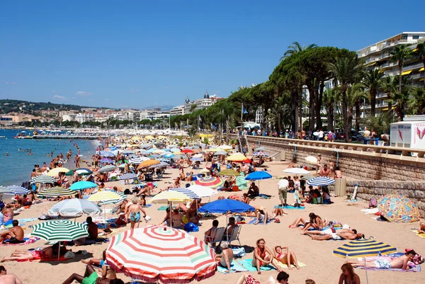 La playa de Cannes —  Fotos de Stock