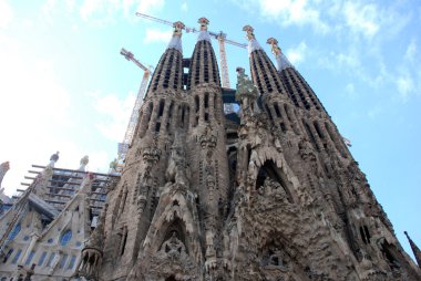 Barcelona'da sagrada familia
