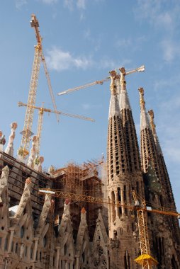 Barcelona'da sagrada familia
