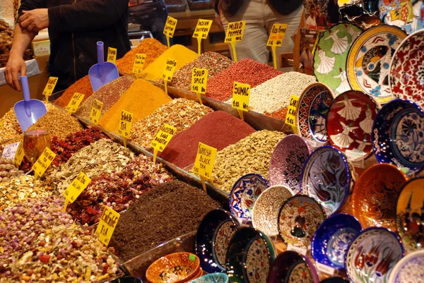 Spice bazaar in Istanbul — Stock Photo, Image