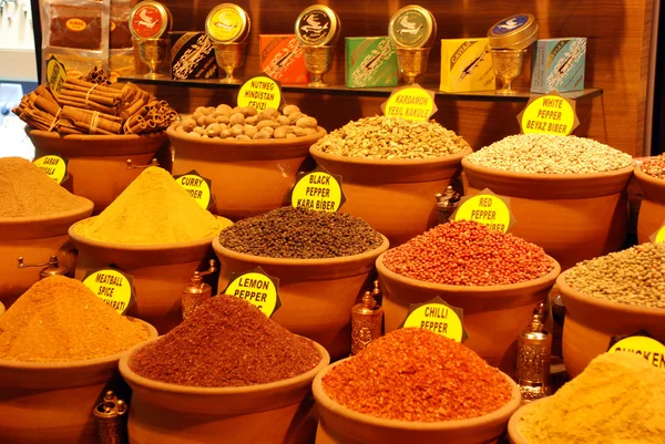 Spice bazaar in Istanbul — Stock Photo, Image