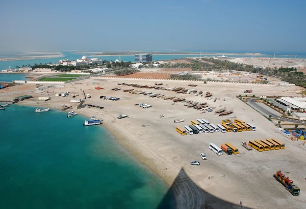 Baustelle in abu dhabi — Stockfoto