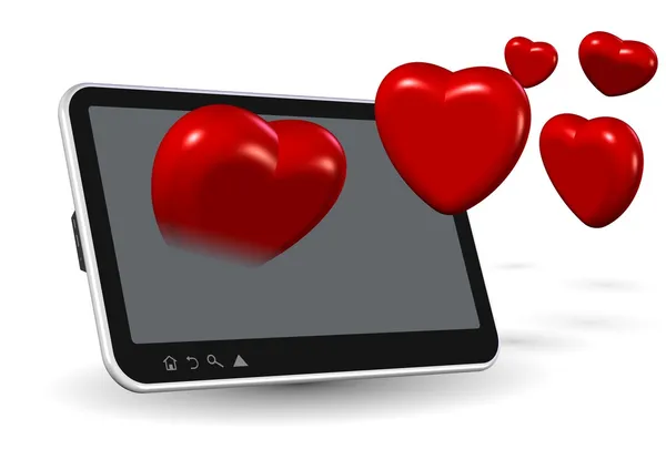 Online love — Stock Photo, Image