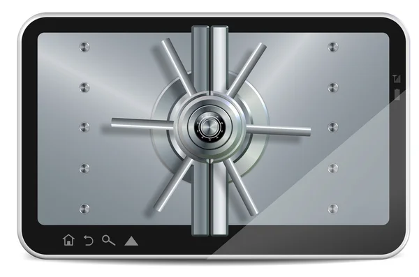 Tablet Pc firewall — Foto de Stock