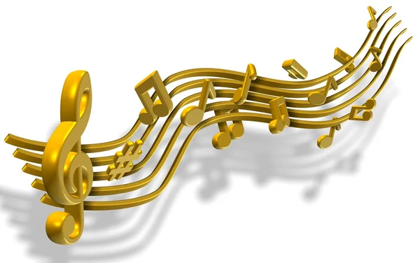 Music notes — Stock Photo, Image