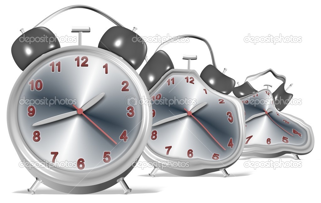 Melting clocks — Stock Photo © eteimaging 20617487