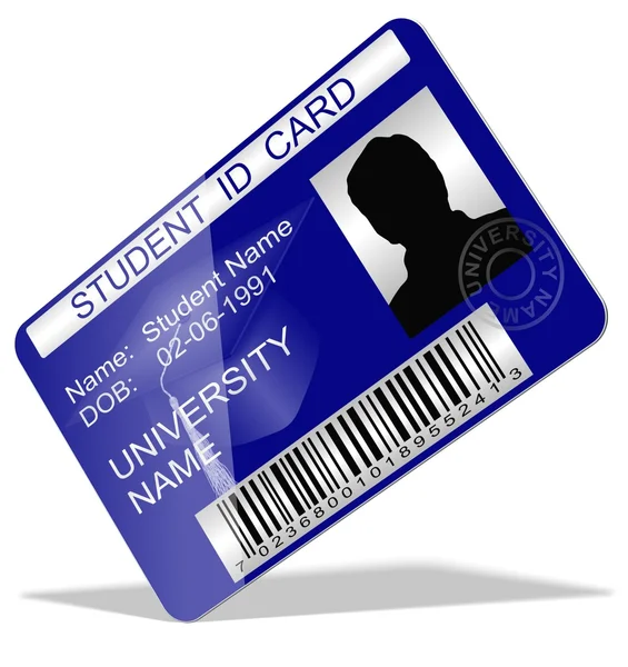 Student id-kaart — Stockfoto