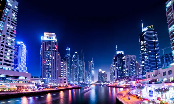 Morskich panoramę Dubaju — Zdjęcie stockowe