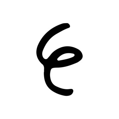 Karalama sarmalı ve girdap hareketi elementleri, siyah izole nesneler. Vektör illüstrasyonları.