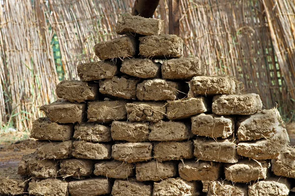 Mud bricks — Stock Photo, Image