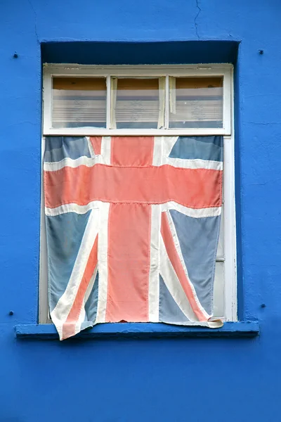 Fenêtre drapeau — Photo