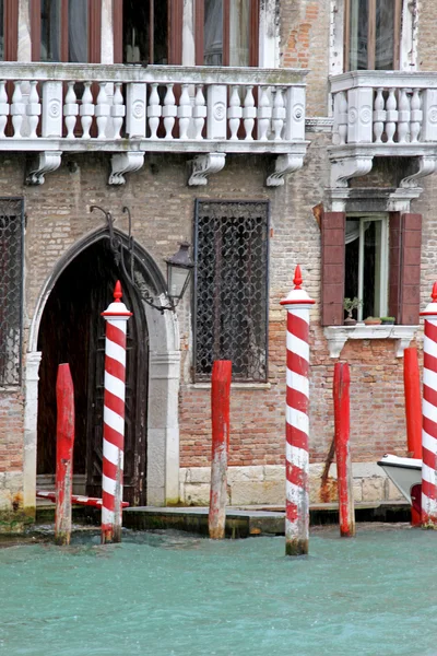 Deszczowy wejście Wenecja — Zdjęcie stockowe