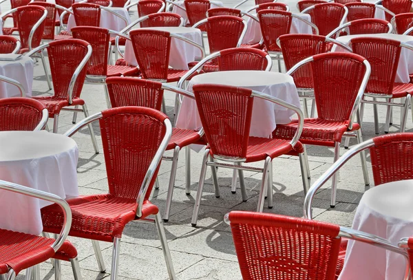 Kursi merah — Stok Foto