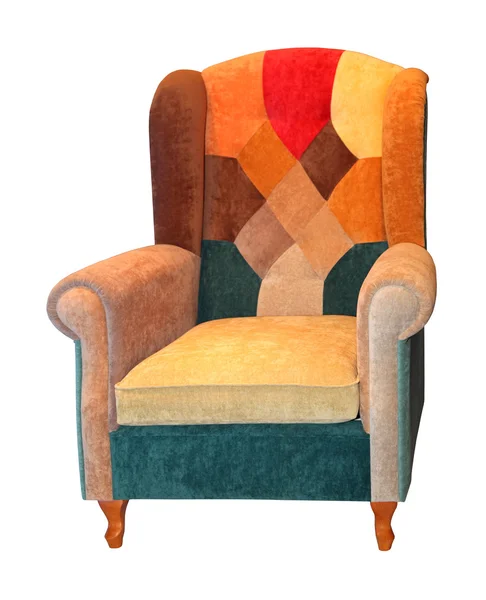 Fotel patchworku — Zdjęcie stockowe