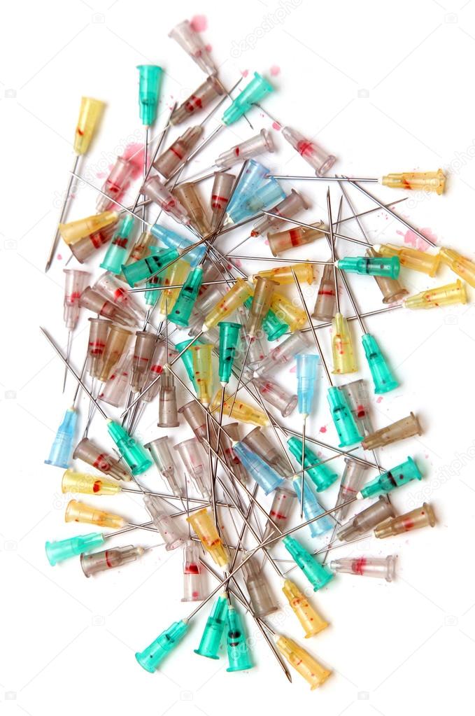 Used needles