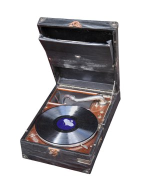 eski gramofon