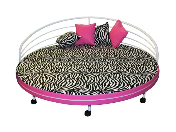 Zebra bed — Stockfoto