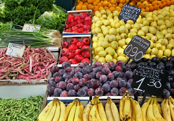 Fresh market stall — Stock Photo, Image