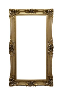Vintage altın çerçeve