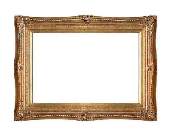 Gold frame carved — Stock Photo, Image