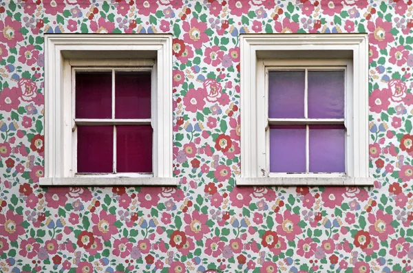 花模様の壁 — ストック写真