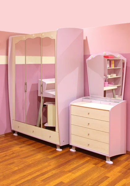Pink closet — Stock Photo, Image
