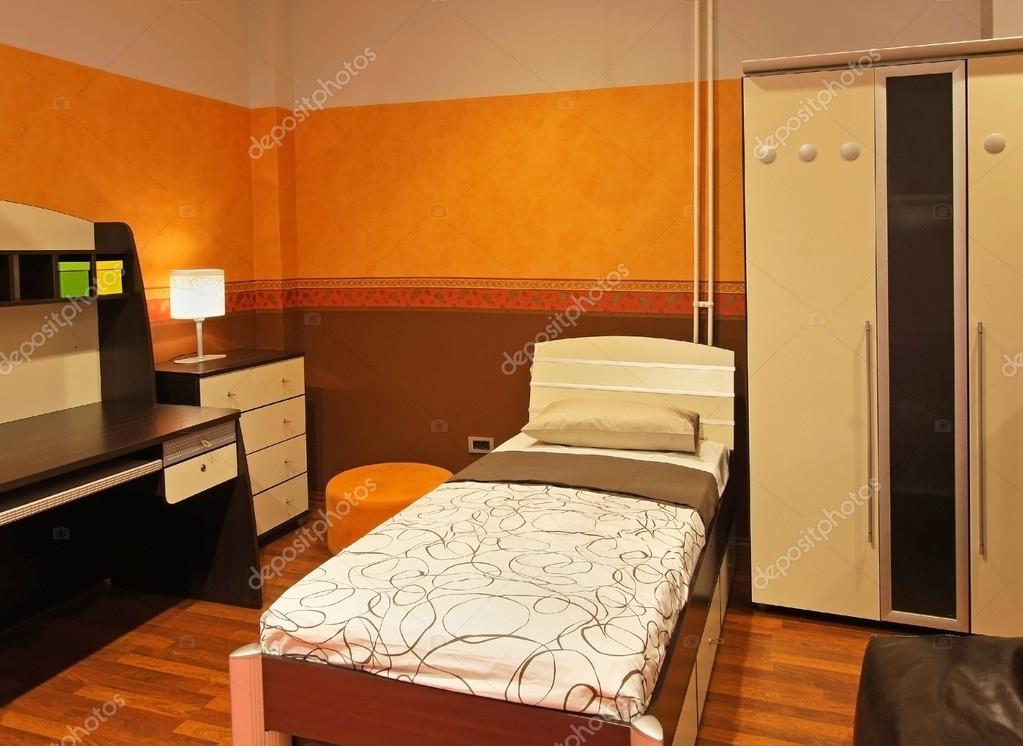 Oranje kind slaapkamer — Stockfoto © ttatty #28541965 Oranje kind slaapkamer — Stockfoto © ttatty #28541965