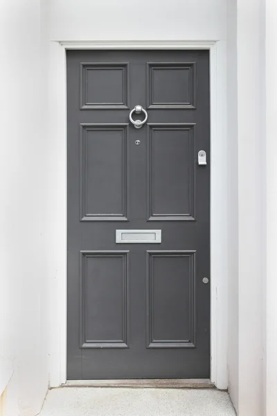 Gray door — Stock Photo, Image