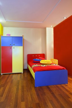 kleurrijke kind slaapkamer