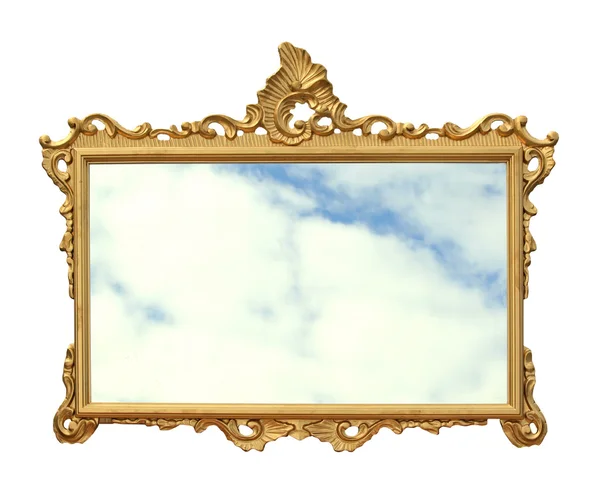 Frame mirror — Zdjęcie stockowe