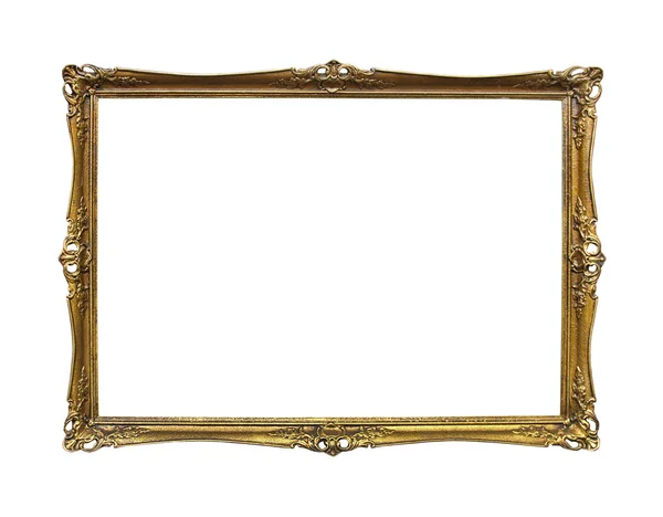 Gold aged frame — Stock Photo, Image