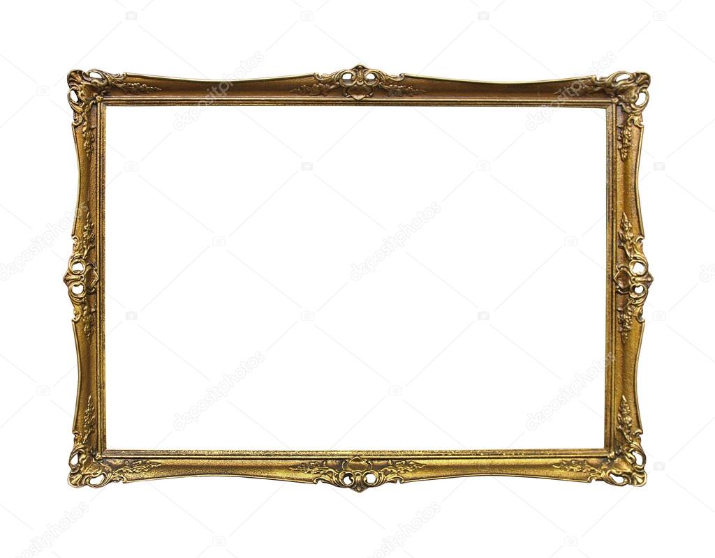 Gold aged frame