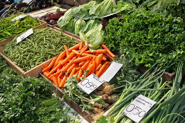 Zielone warzywa — Zdjęcie stockowe