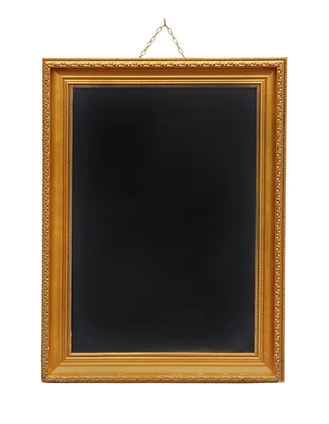 Gouden frame schoolbord — Stockfoto