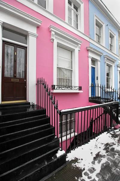 Casa fachada rosa — Foto de Stock