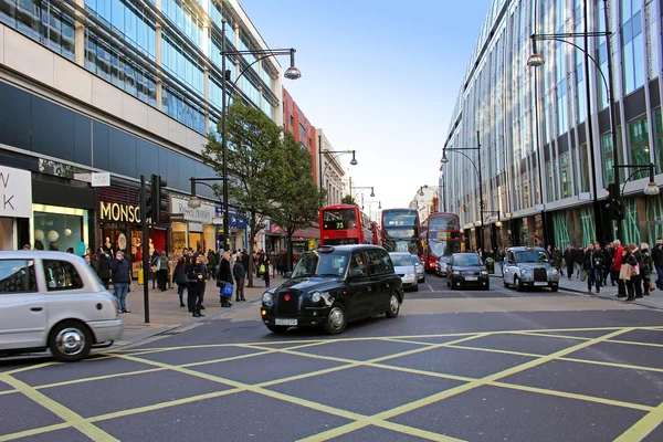 Traffico stradale di Oxford — Foto Stock