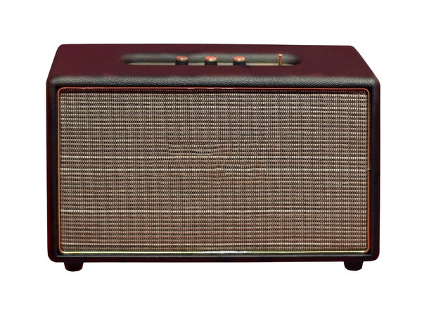 Retro guitar amplifier isolated with clipping path included
