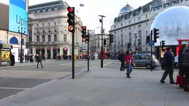 Piccadilly Circus — Video Stock
