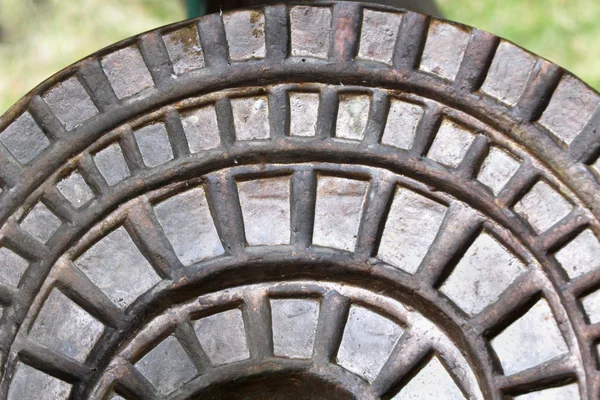 Металеві колесо — стокове фото