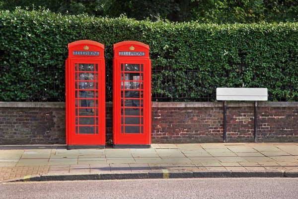 Red phoneboots — Stock Photo, Image