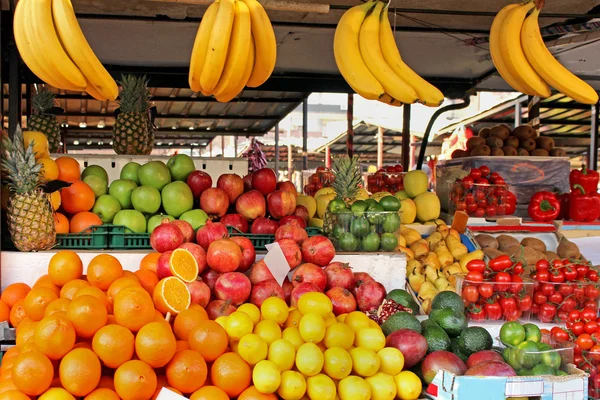 Puesto del mercado de frutas —  Fotos de Stock