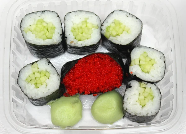 Sushi kawior — Zdjęcie stockowe